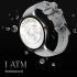HiFuture Aura 2 Woman Bluetooth 5.3 Smart Watch, 1.32" Amoled display, IP68 Waterproof, 270mAh battery, provides up to 7 days, over 100 sports modes, Heart rate & Sleep Monitoring - Black